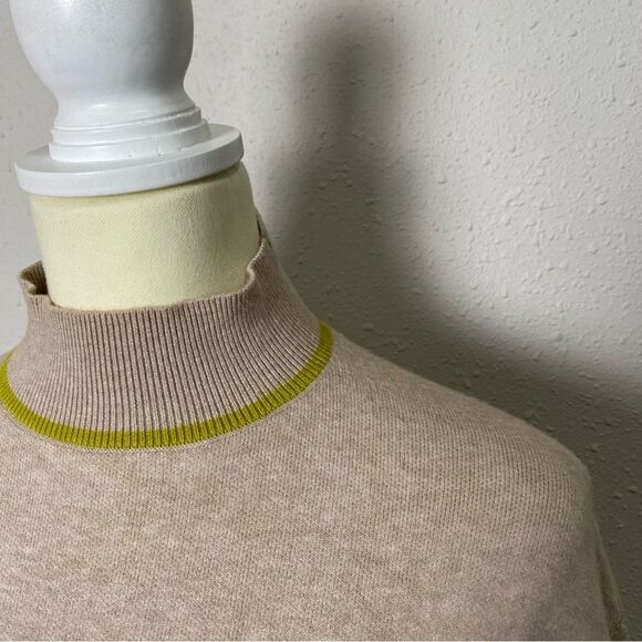 Tahari Super Soft Striped Mock Neck Tunic Sweater Women's Size Small - Picture 10 of 16